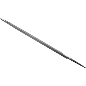 Triangular Extra Slim Taper Hand File Without Handle, Single Cut, American Pattern, 6" Length