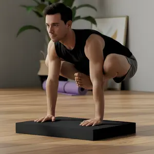 Non-Slip Yoga Balance Pad - Black