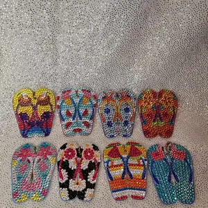 Flip Flop Diamond Key Chains