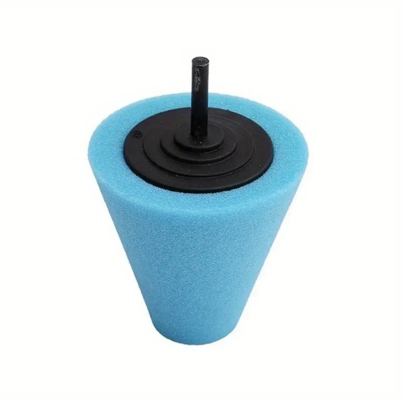 Auto Wheel Polishing Sponge Used for Electric Drill Car Polisher Tool Automotive Detailing 3inch/ 4inch Burnishing Ball Polishing Cone Car Hub Buffing Sponge