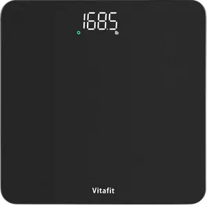 Scale for Body Weight, High Accuracy 0.1lb by Our Professional Factory Since 2001, Digital Weight Scale LED and Step On, 3*AAA Batteries Included, 400lb/182kg, Spray Silver Black