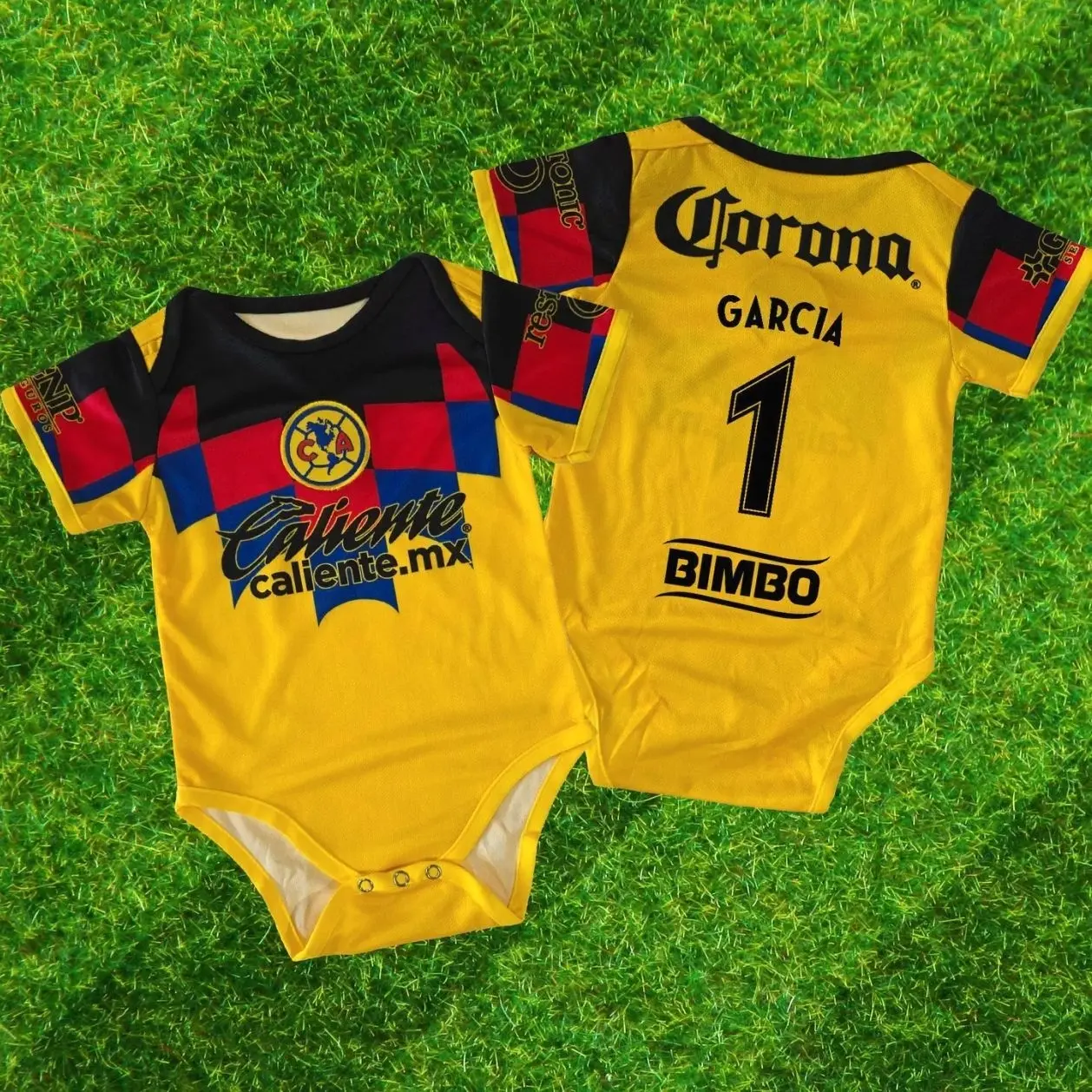America Custom Baby Soccer Jersey Bodysuit: Personalized Name & Number PCI