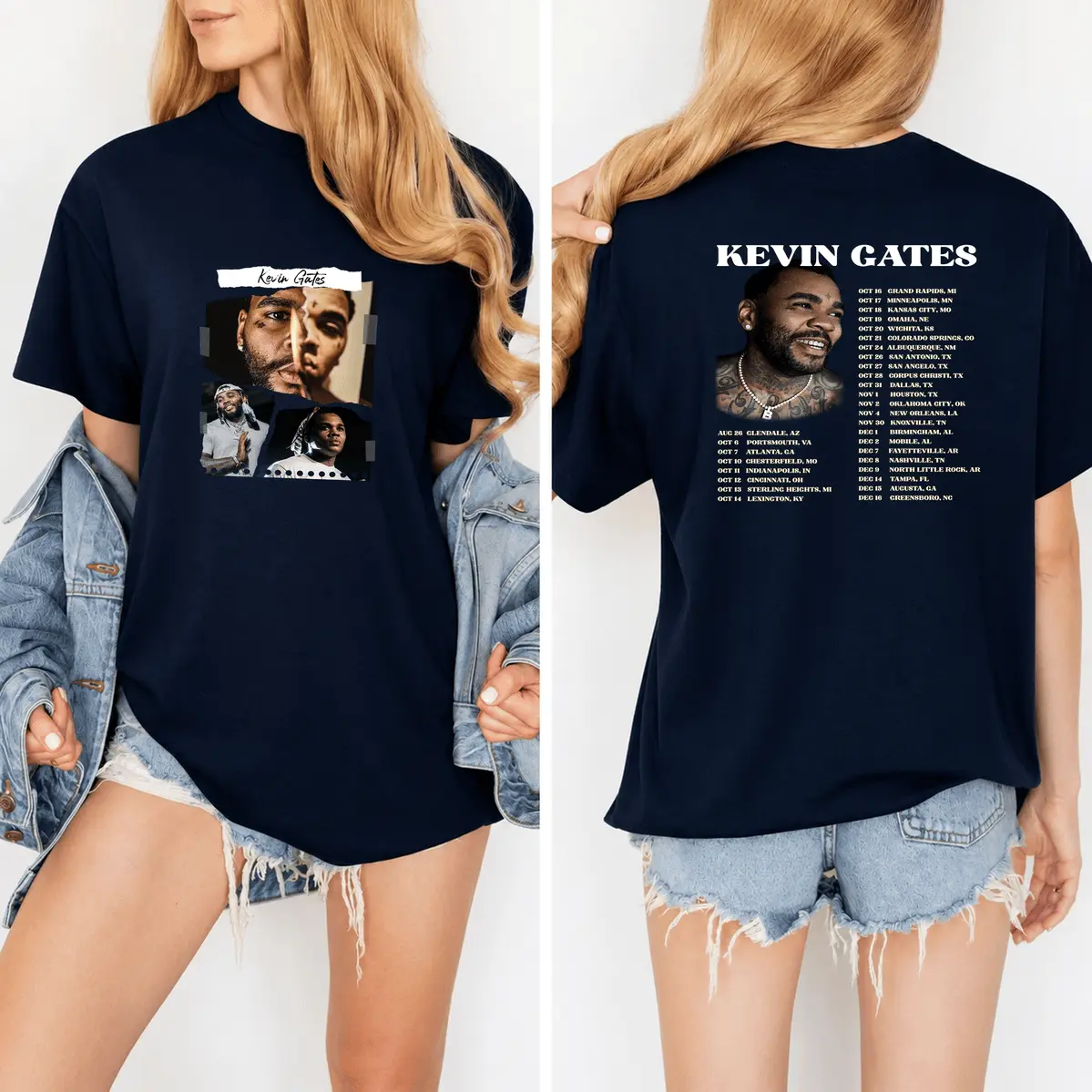 Kevin Gates 2023 Hoodie Only The Generals Tour T-Shirt Kevin Gates Merch American Rapper Sweatshirt 2023 Music Conce_957 Go-To Cotton Hoodie & Sweatshirt for Men & Women