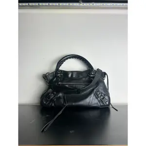 Pre-owned Leather Shoulder Bags Balenciaga City Bag