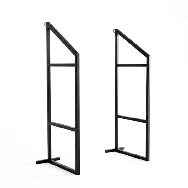 GAOMON Heavy Duty Steel Hanging Wall Mount Shelf Bracket Sets - 20”W for Wood Shelves, Easy Installation for Garage, Kitchen (Outdoor Furniture Compatible)