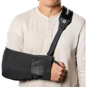 Pro Arm Sling with Split-Strap Support – Ergonomic Shoulder & Arm Brace, Lightweight Breathable Mesh, Adjustable Left or Right, Pain-Relief Comfort for Men & Women