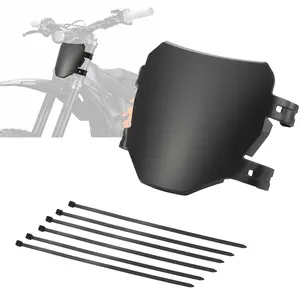 Number Plate for Ebike – Universal Downhill Electric Bike Plate for Q20, S1/S2/Y1/RX, X1S/X/X2/MX3/MX4/MX5, XXX, Pro SS/SR/S (Black)