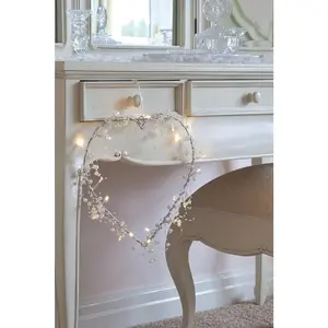 20 LED Pearl Cluster Beads String Lights - Battery Operated