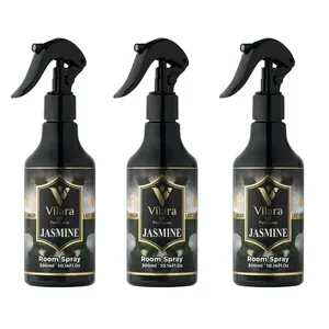 Best Room Spray 300ML, Jasmine (Pack Of 3) & Fresh Scent Room Sprays - Concentrated Fruity, Sweet, Woodsy & Seasonal Air Fresheners - Long-Lasting Home Fragrance Mists