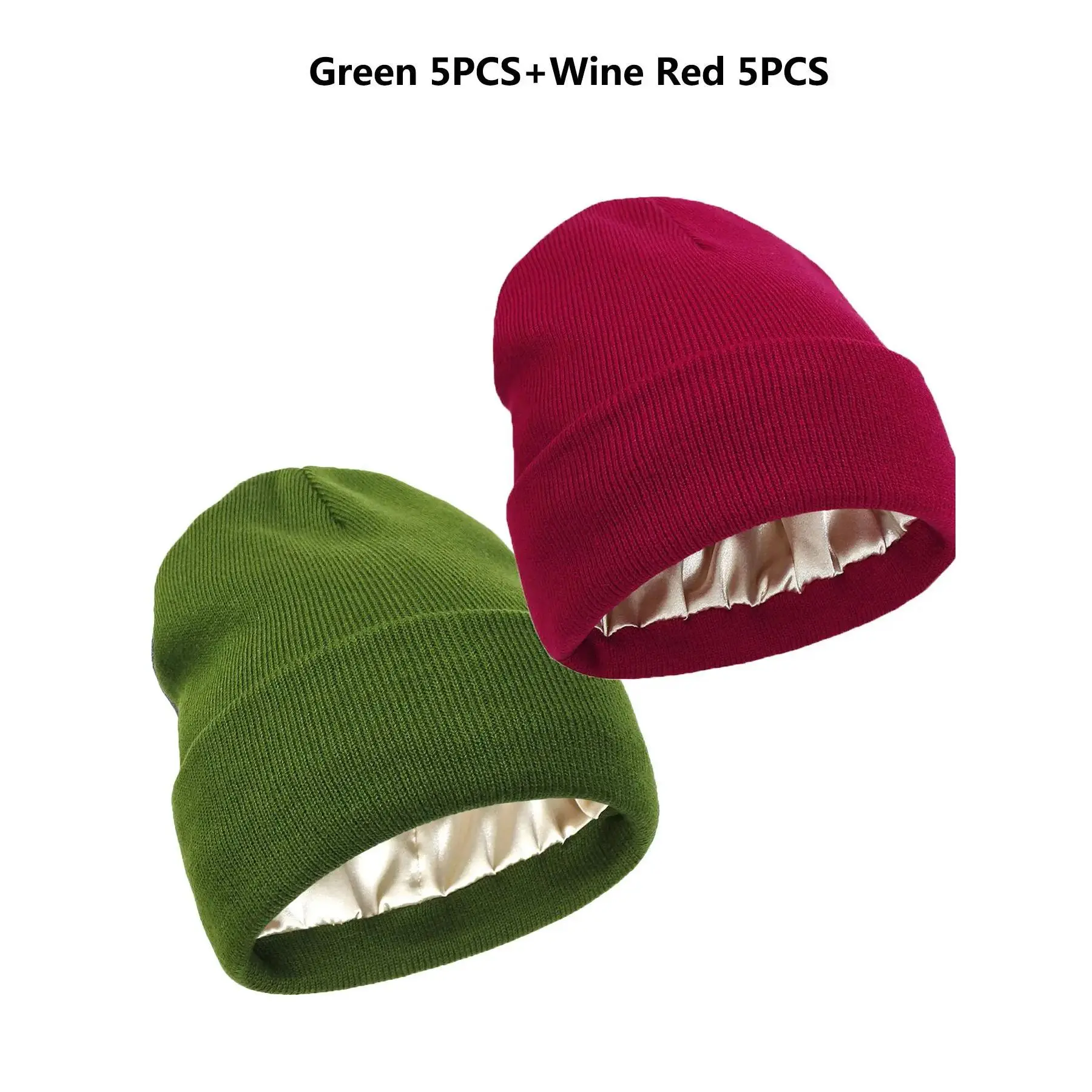 Green*5 pcs+Hot Pink*5 pcs