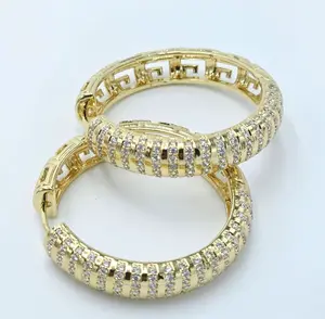 #1410 Hoop zircon 40mm