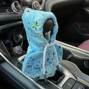1 Piece, Car Shift Lever Cover, Fashion Sweater Car Shift Lever, Winter Warm Shift Lever Pullover, Car Interior Design Accessories Shift Lever, Universal Car Decoration Accessories, Plush Shift Lever Cover Car Gear Shift Hoodie