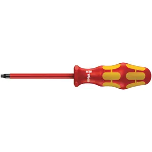 Wera 168 i VDE Insulated screwdriver for square socket head screws, # 1 x 80 mm