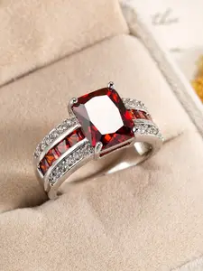 Luxury Women's Wedding Ring, Elegant Engagement Jewelry Gift for Her, Perfect Valentine's Day & Christmas Present, Party Accessories