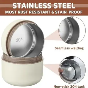 4 - Layers Stainless Steel Lunch Box with High Capacity Includes Insulated Portable Carry Bag Ideal for Office School & Camping Leakproof Reusable Comes with Bag Lid