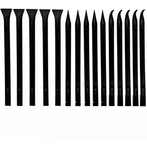 15 count  Detailing Tools Plastic Scraper Multi-Purpose Scraper Non-Scratch Cleaning Tool Easy to Clean Small and Narrow Spaces and Gaps,  to Remove Labels, Dirt, Cleaning  Interior Details
