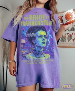 Comfort Colors® Bride of Frankenstein  Shirt  Halloween Horror Tee