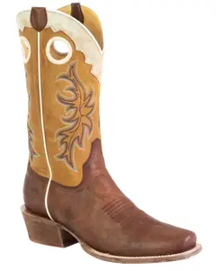 Men's Ride Em' Cowboy Western Boot Square Toe - 09-020-7127-8650 Br