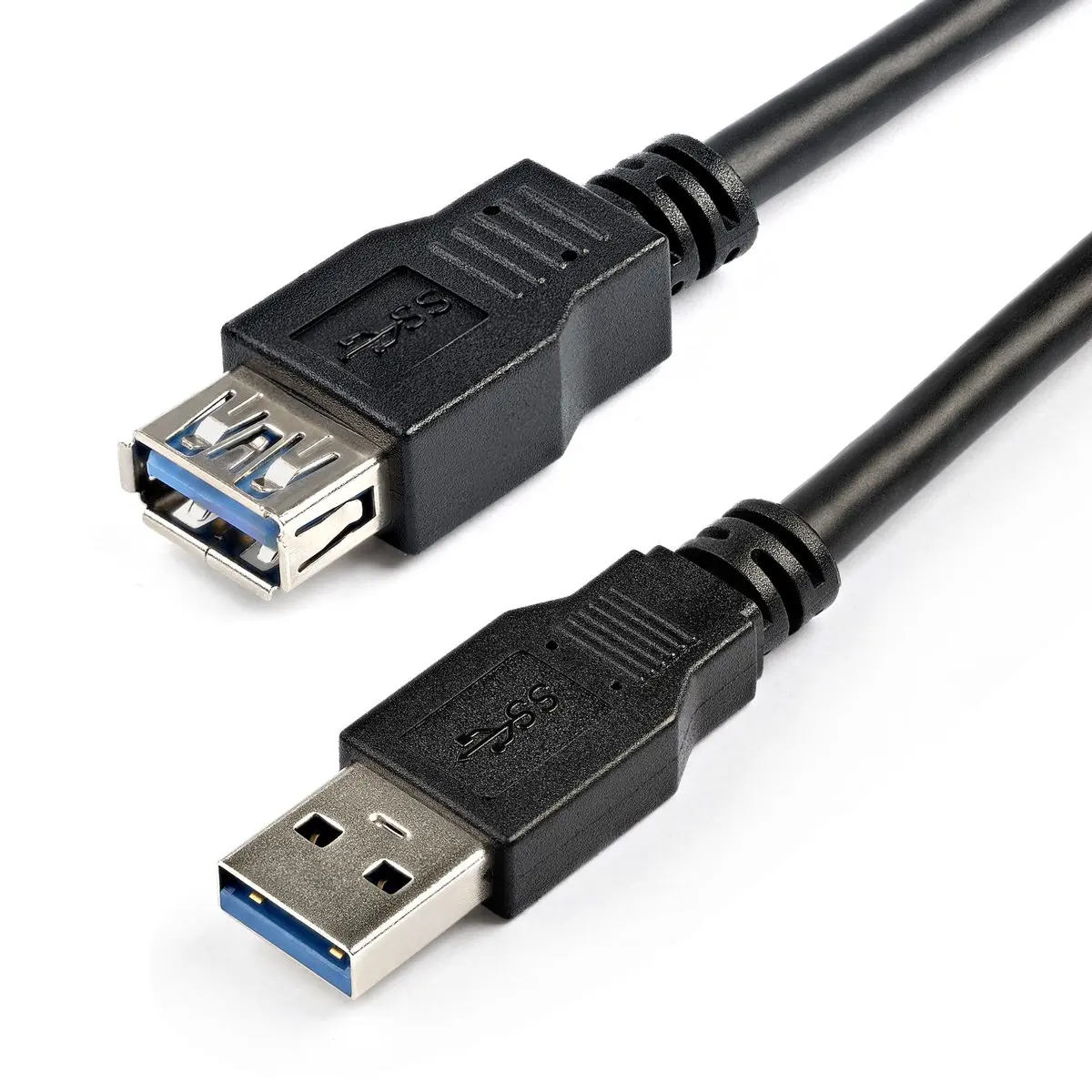 StarTech SuperSpeed USB 3.0 Extension Cable - 2m/6.56' Electronic Connection Cable with 9 Pin USB 3.0 A Male to Female Connector, 24/28 AWG