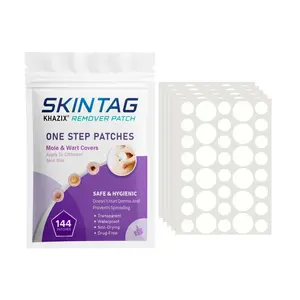 KHAZIX Mild Concealer Protective Patches 144pcs, Transparent & Waterproof, Suitable for All Skin Types, Single Item Pack, Non-Flammable, Made in China