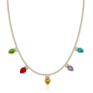 Crystal Christmas Necklace for Women