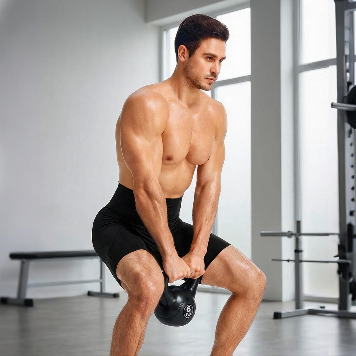 Nebility Compression Shorts for Men Sport Shorts Athletic Workout Running Performance Baselayer Underwear with Side Pockets