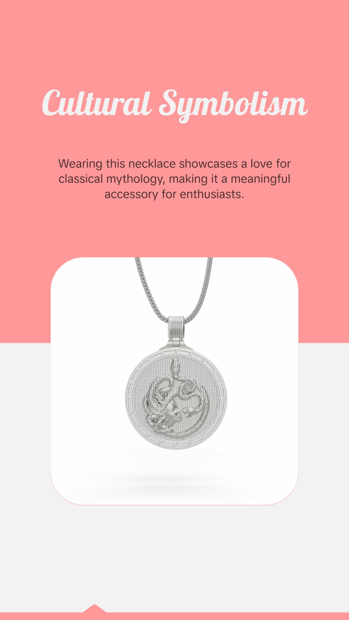 Medusa Snakes Necklace