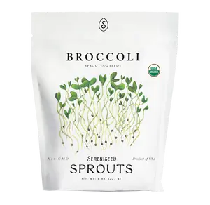Organic Broccoli Sprouting Seeds (8 ounce)