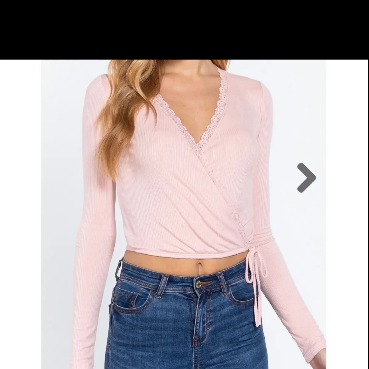 Blush Pink Long Sleeve Top