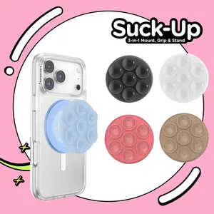 PopSockets MagSafe Suck-Up Grip and Mount 3-in-1 for MagSafe Magnetic Phone Grip and Phone Mount PopSockets MagSafe Suck-Up Grip and Mount 3-in-1 for MagSafe Magnetic Phone Grip and Phone Mount