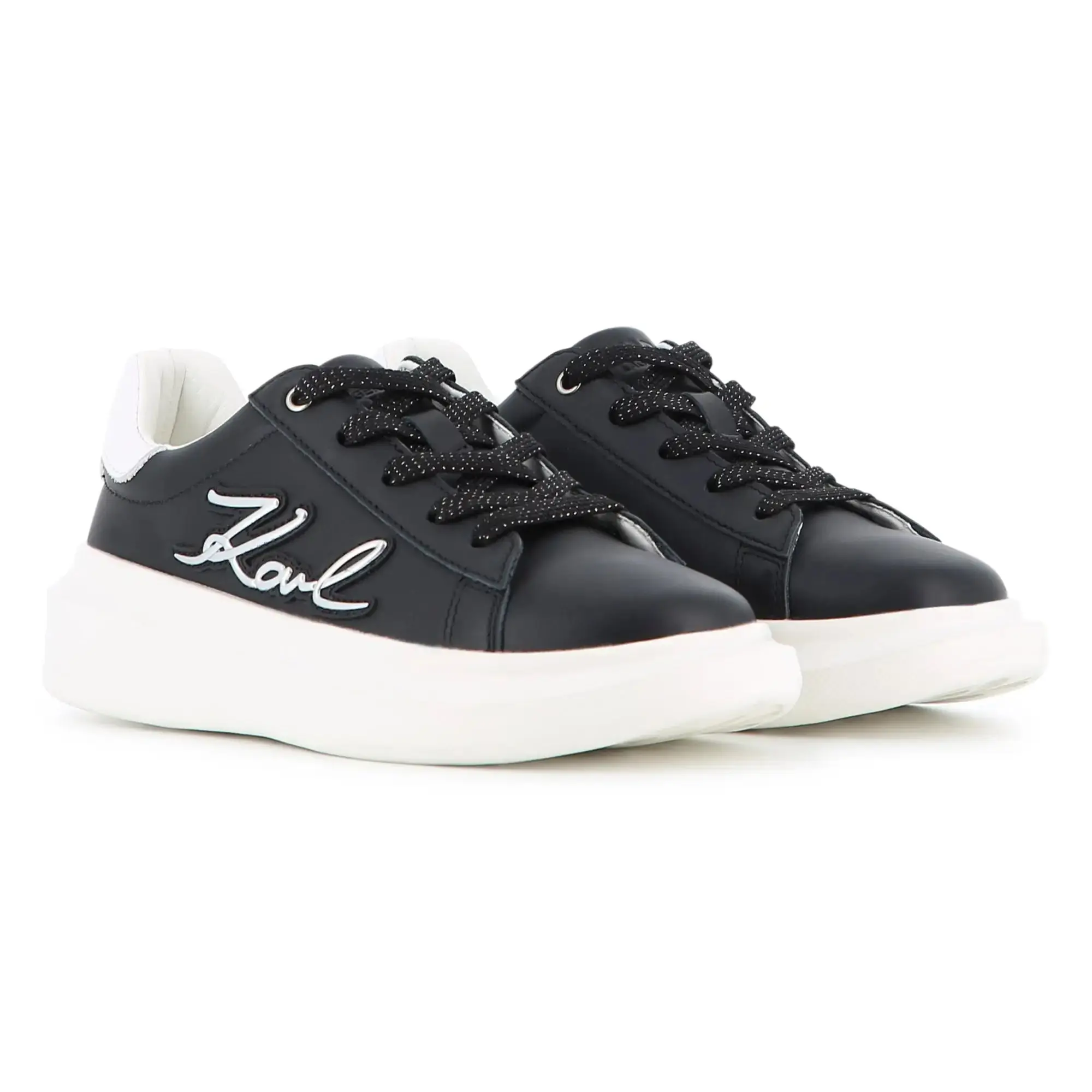 Karl Lagerfeld Black Lace Sneaker