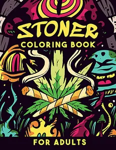 Stoned Coloring Book : Cool Stoned Psychedelic Colouring Book with Trippy Hippie Designs to Color | Funny Stoned Gifts for Smokers & Lovers Men & Women