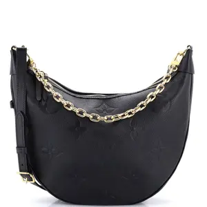 Pre-owned Louis Vuitton Leather Shoulder Bags Loop Hobo Monogram Empreinte Giant by Rebag
