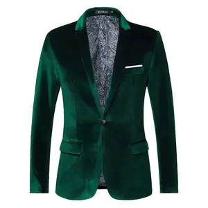 2025 Men’s Slim Fit Suit Jacket – Gold Velvet, Green Corduroy, Wool; for couples, prom, business menswear