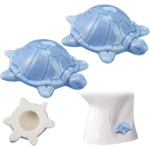 2 Pcs Sea Turtle Bolt Covers Decorative Sea Turtle Bolt Caps Decorative Toilets Screw Cover Caps Cute Turtles Fun Turtles Theme Gadget Easy Installation