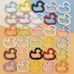 Cute Metal Mountain Buckle, 5 Counts Aluminum Alloy Spring Hook, Open Spring Buckle, Multifunctional Buckle and DIY Accessories