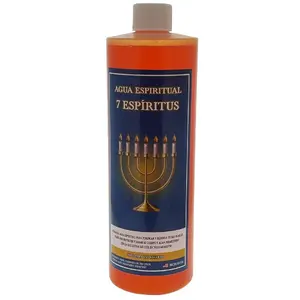 7 Espiritus - Agua Espirtual 16oz Bottle Healing Energy Cleansing Water Household Handheld Super Concentrated Wash Multi Cleaner Concentrate