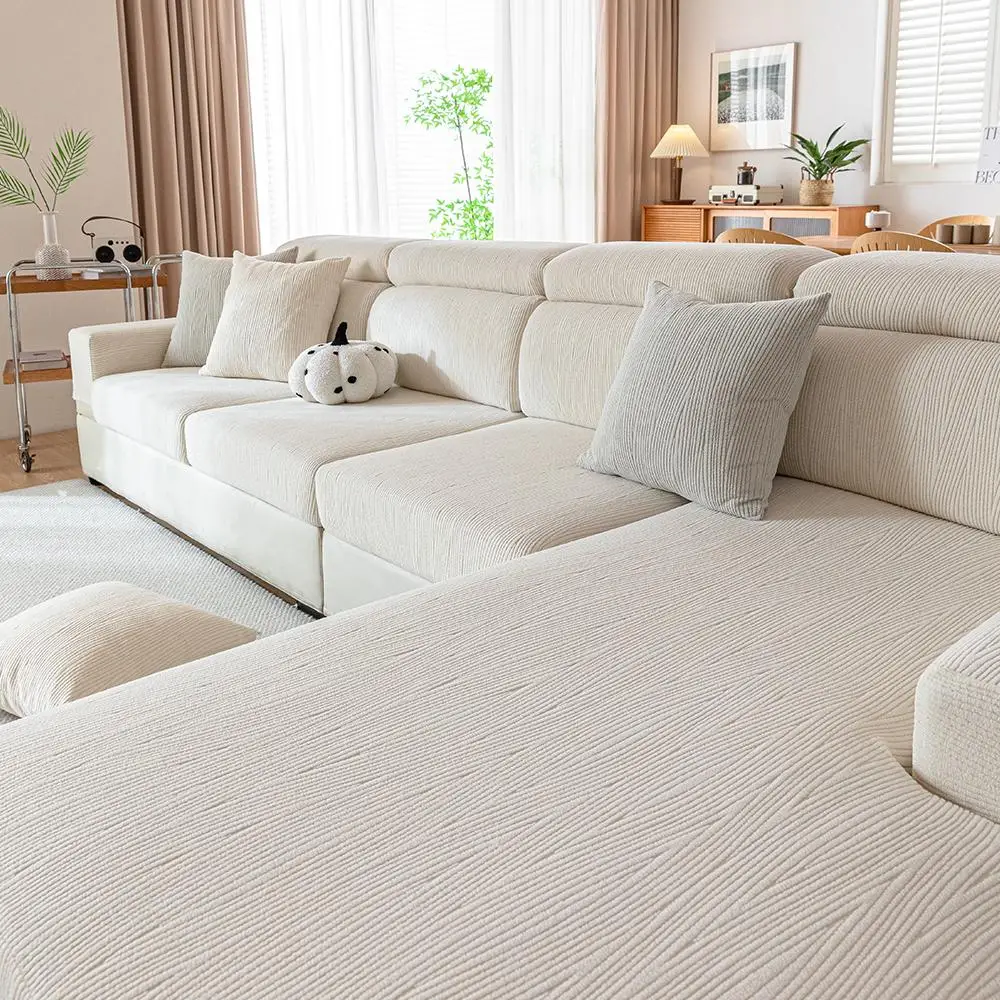 Solid Color Soft Sofa Protector, 1 Count Non-slip Sofa Slipcover, Waterproof Sofa Cover, Dustproof Sofa Protector, Sofa Protective Cover for Home Livi