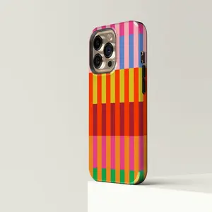 Colourful Stripes Tough Phone Case  iPhone 16 15 14 13 12