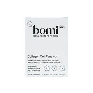 Bomi365 Collagen Cell Renewal - Multi-Pathway Support for Collagen Production Hydration Cellular Energy Repair Sleep Mental Clarity NAD+ Levels
