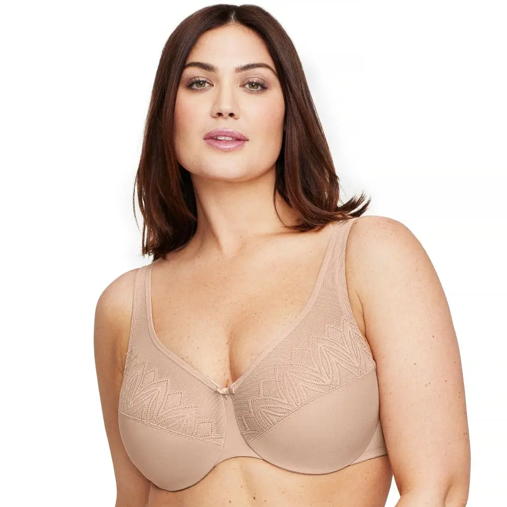 Glamorise Womens WonderWire Minimizer Underwire Bra 9003 Café 40G