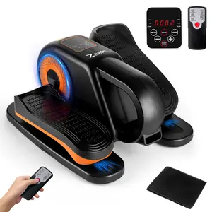 Zakle Under Desk Elliptical Machine, Ellipse Leg Exerciser w/Remote Control & 12 Adjustable Speeds, Noiseless Ellipse Leg Exerciser, Fully Assembled Elliptical Training Machine