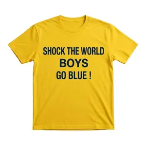 MG Basketball Shock The World Boys Go Blue Shirt, Gift For Fans