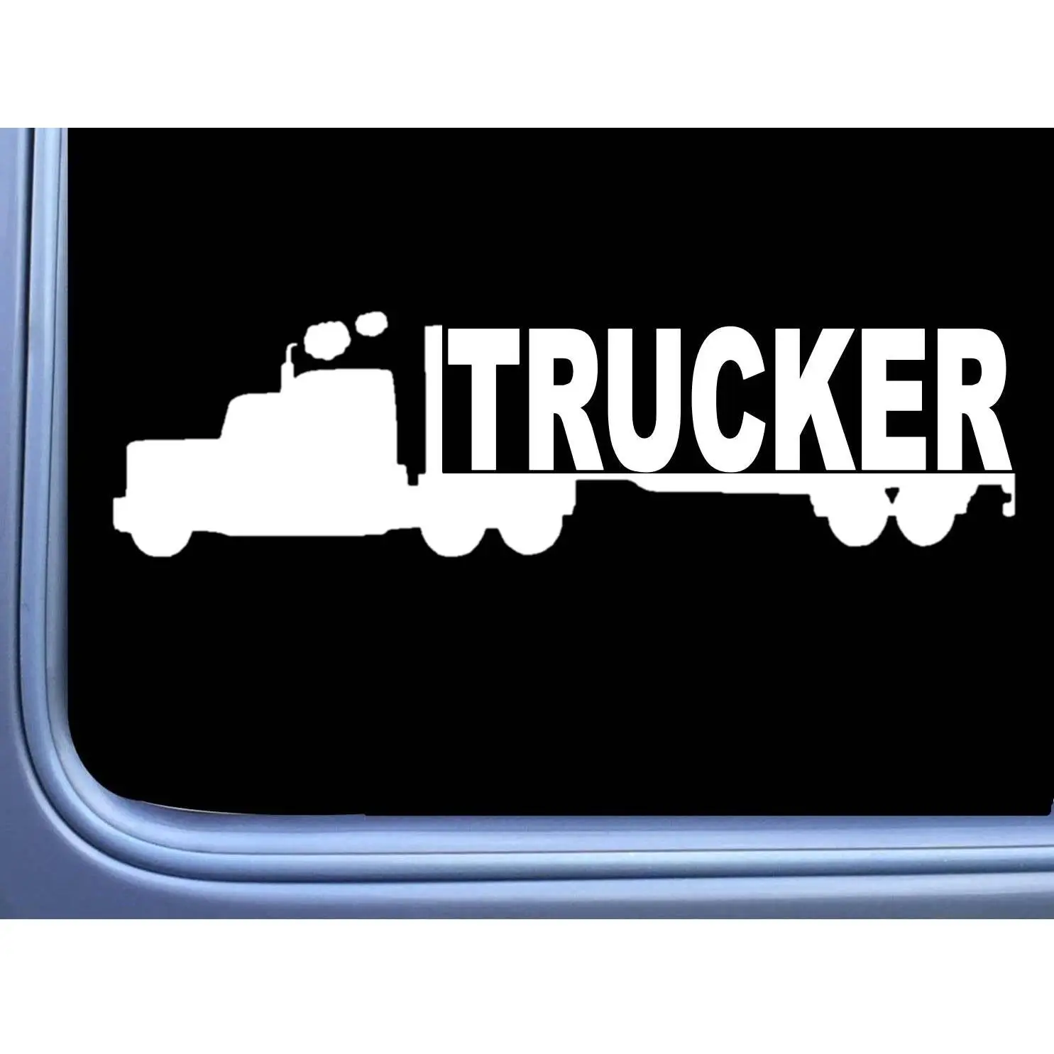 Trucker Sticker Trailor 8" Decal OS 128 semi truck Diesel Big Rig