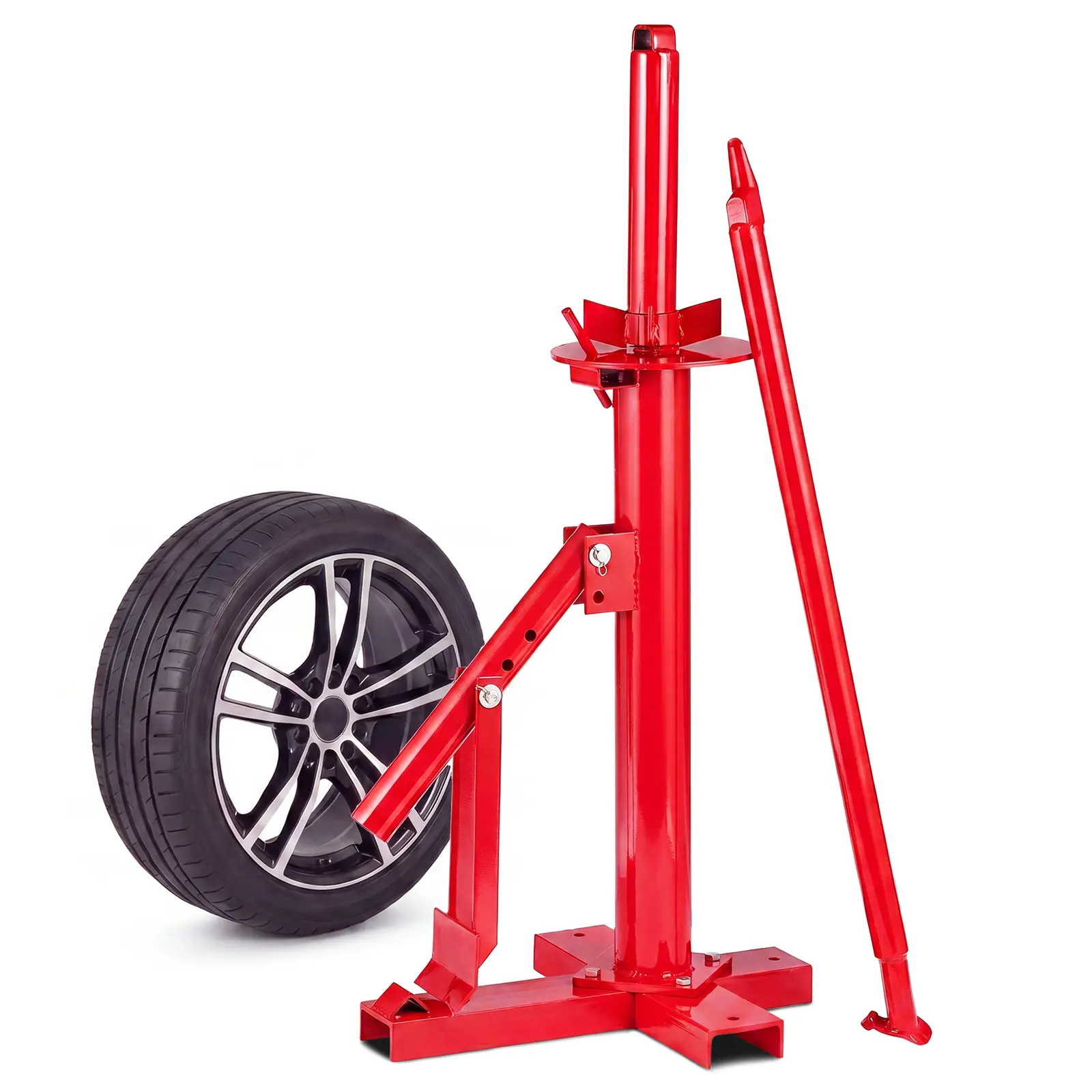 Handheld Manual Tire Changer with Portable Bead Breaker Tool, 203-406mm Tire Compatibility, Cars & Trucks Fit, Home Garage Car Wheel Tyre Repair Kit