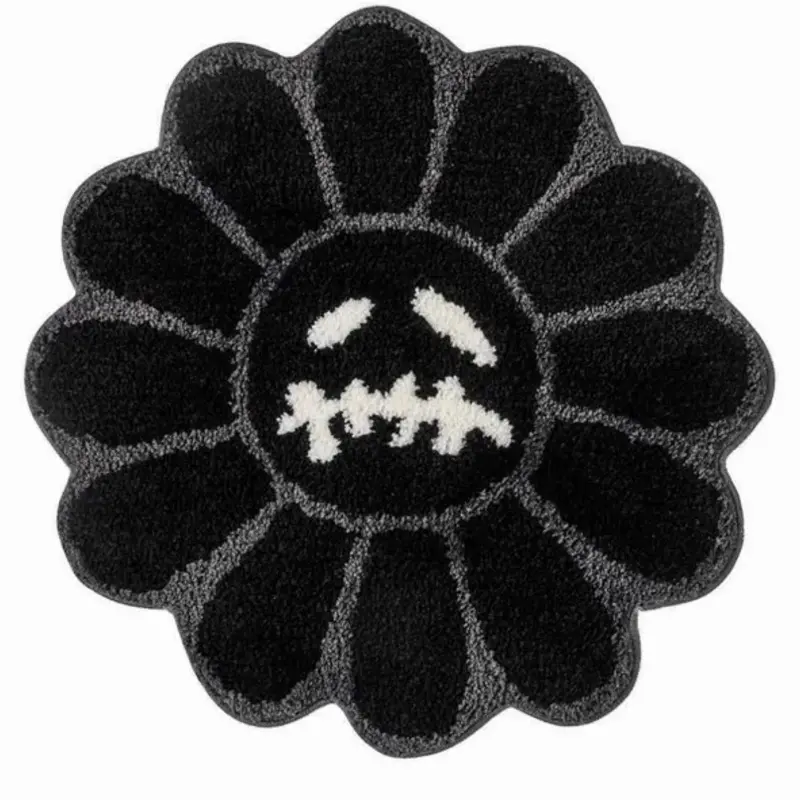 Sunflower Mat, Decorative Flower Carpet for Home Living Room