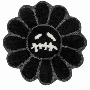 Sunflower Mat, Decorative Flower Carpet for Home Living Room