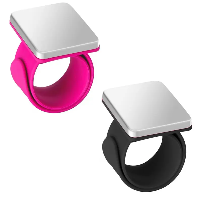 2Pcs Magnetic Wristband Pin Holder, Pincushion for Quilting, Sewing Supplies, Hair Clips, Bobby Pins