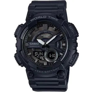 Casio Men’s Stealth Black Analog-Digital Watch - AEQ-110W-1BV