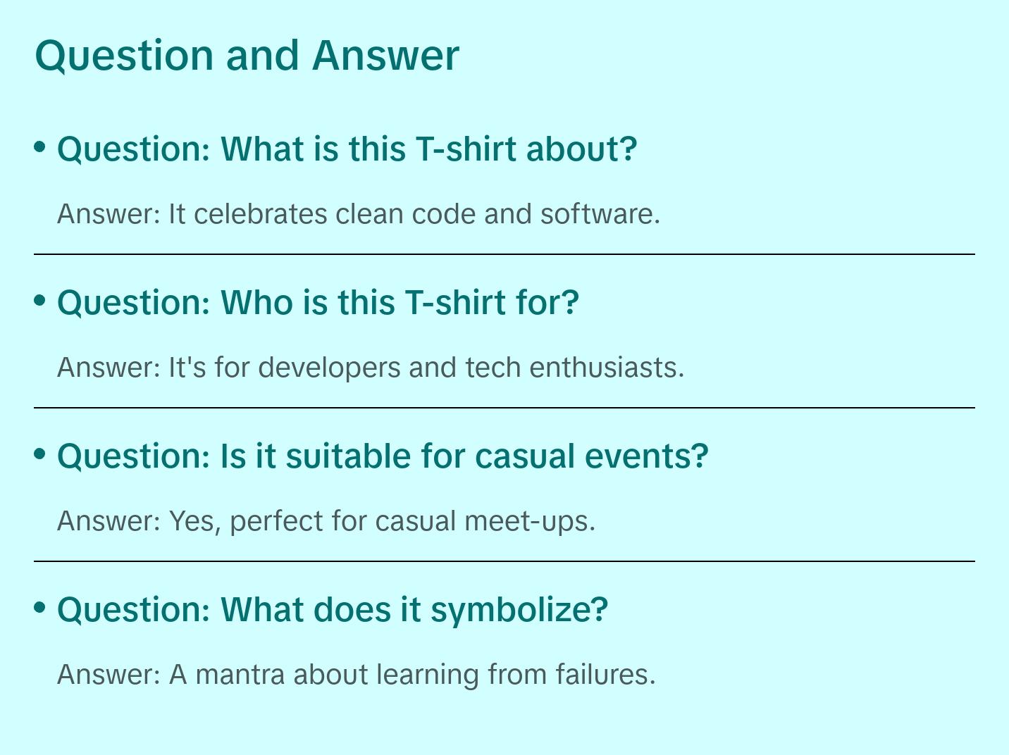 Test-Driven Development T-shirt